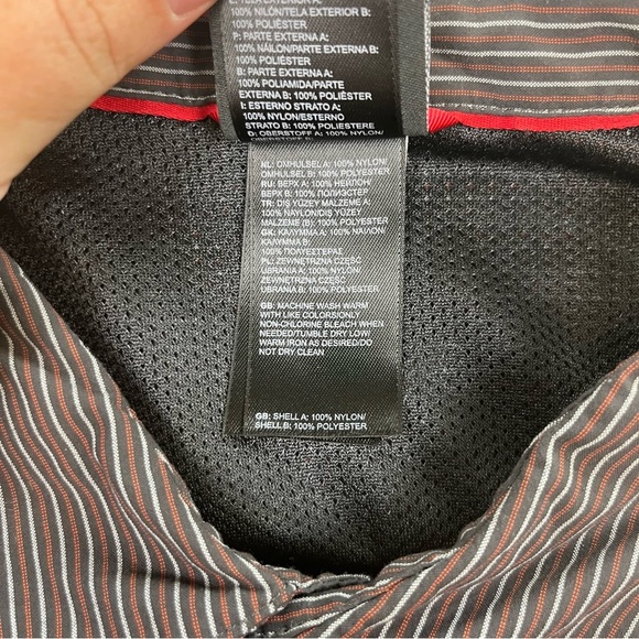 The North Face Men’s Dark Brown Striped Vented Button Up Long Sleeve Shirt Sz XL - Picture 5 of 8